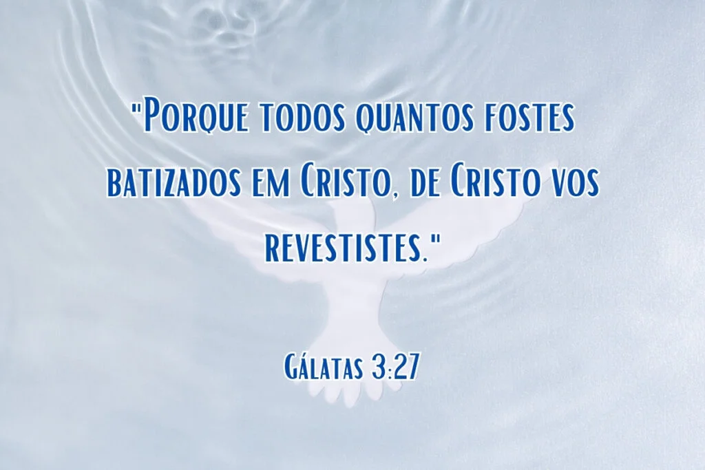 Versículos sobre Batismo nas Águas